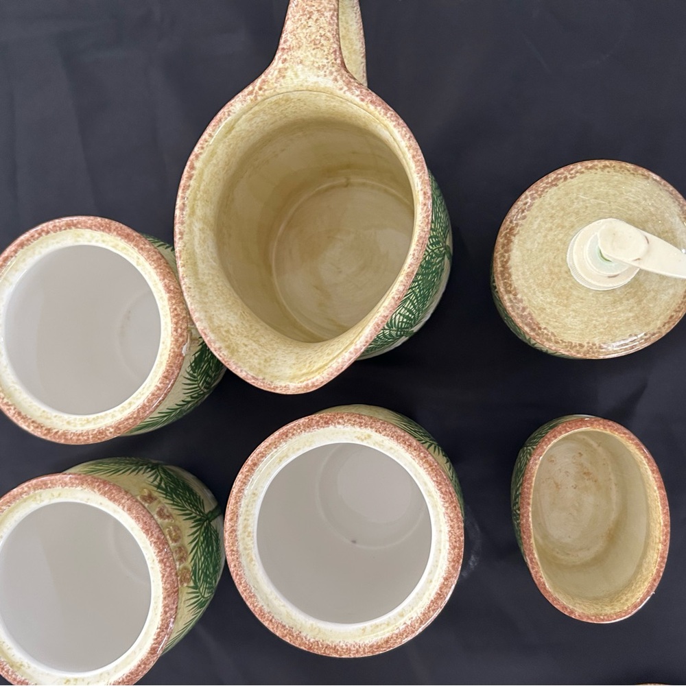 Palm Tree Kitchen Canister Set - Picture 8 of 8
